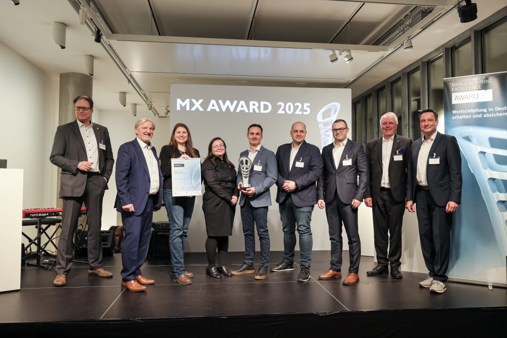 Festo in Sofia gewann den MX Award 2025 in den Kategorien Prozessinnovation und Führungskultur